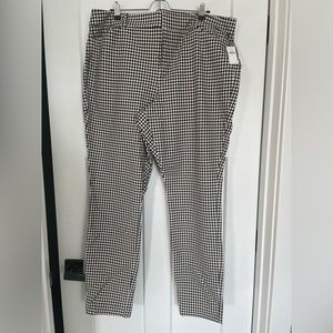 Checked pants